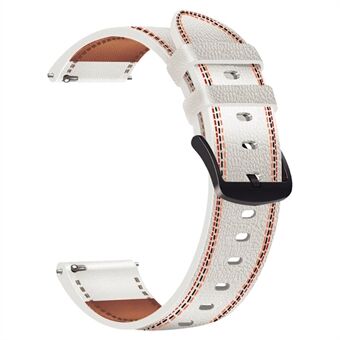 For Samsung Galaxy Watch3 45mm/Watch 46mm Microfiber Leather Watch Band Wrist Strap 22mm