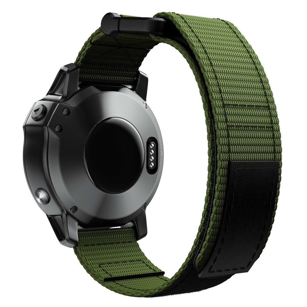 Hook Loop Nylon Strap For Garmin Quatix 7 7X 6 5 3 Solar Smart Watch Band  correa Fenix 7 7X 6X 6 5 26mm 22mm Wristband Bracelet
