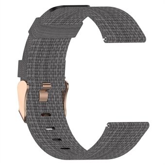 Til Xiaomi Haylou Solar LS01 / ID205 / Willful SW021 Nylon Smart Watch Band 19mm Sport Woven Canvas Rem