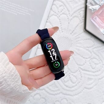 Til Xiaomi Mi Band 7 Stilfuld elastisk stofrem Smart Watch Erstatningsarmbånd
