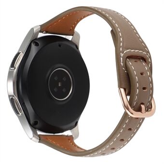 Til Samsung Galaxy Watch 5 Pro / Watch4 Classic T-formet urrem i ægte læder