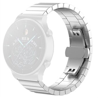 Til Samsung Galaxy Watch 5 40 mm / 44 mm / Watch 5 Pro 45 mm / Watch4 40 mm / 44 mm / Watch4 Classic 42 mm rustfrit Steel Anti-slid Smart Watch Arm-armbånd med spændedesign
