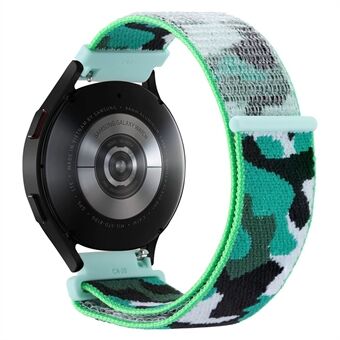 Til Samsung Galaxy Watch 3 45mm / Huawei Watch GT3 Pro 46mm Smart Watch Band 22mm Camouflage Nylon Justerbar Loop Håndledsrem
