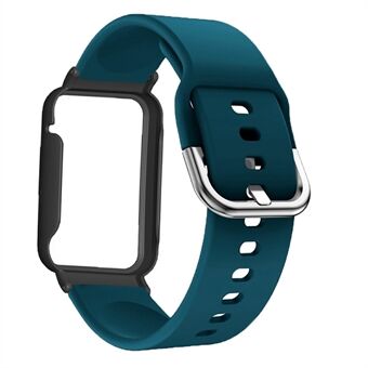 Flexible Silicone Watchband for Xiaomi Mi Band 7 Pro Smart Watch Replacement Strap with Watch Case Cover
