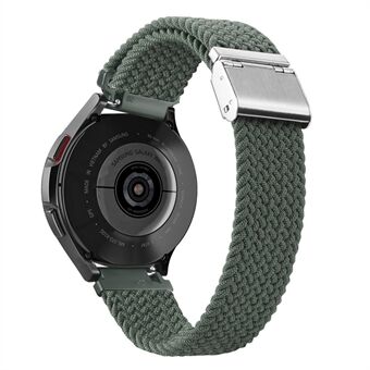 Dux Ducis til Samsung Galaxy Watch 5/4 erstatningsrem 20 mm elastisk flettet nylon Smartwatch-armbånd