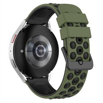 Til Samsung, Huawei, Huami, Polar Universal Watch Band Silikone 20 mm Urrem med Multi Runde Huller