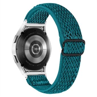 Til Samsung Galaxy Watch 5 40 mm / 44 mm / Watch 5 Pro 45 mm flettet nylon Smart urrem Udskiftning af strækbart håndledsbånd