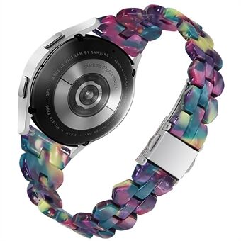 Til Samsung Galaxy Watch 5 Active 40mm / 44mm / Watch 5 Pro 45mm / Watch 42mm Resin Rem 20mm Armbånd Armbånd Udskiftning