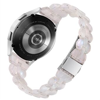 Til Samsung Galaxy Watch 5 Active 40mm / 44mm / Watch 5 Pro 45mm / Watch 42mm Resin Rem 20mm Armbånd Armbånd Udskiftning