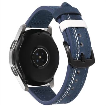 Til Samsung Galaxy Watch3 41 mm / Garmin Forerunner 645 / Huawei Watch GT 2 42 mm urbånd 20 mm læderrem