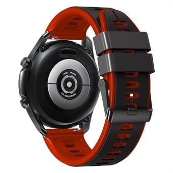 Til Huawei Watch Buds / GT 3 SE / GT 3 Pro 46 mm Dual Color Watch Band 22 mm Silikone Urrem