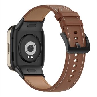 Til Xiaomi Redmi Watch 3 / Mi Watch Lite 3 Urbånd Ægte ko læder Justerbar håndledsrem