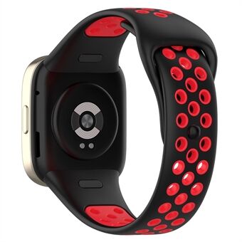 28 mm silikone urrem til Xiaomi Redmi Watch 3 / Mi Watch Lite 3 , tofarvet Smart Band-rem