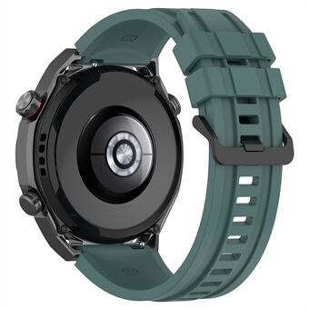 Silikone urremme til Huawei Watch Ultimate, 22 mm erstatningsarmbånd med forlængerrem