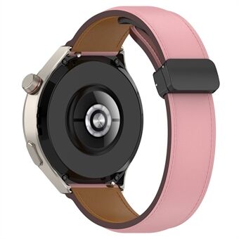 Til Samsung Galaxy Watch 6 40 mm 44 mm / Ur 5 40 mm 44 mm urbånd 20 mm ægte ko læder foldespænde håndledsrem