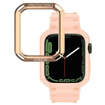 Til Apple Watch Series 8 / 7 41 mm / 6 / 5 / 4 / SE / SE (2022) 40 mm 2-i-1 TPU armbåndsur etui med pc-topcover