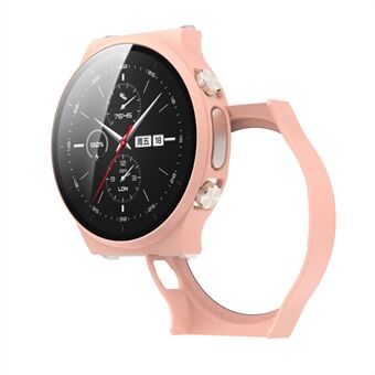 Mat pc rammedæksel med hærdet glas skærmbeskytter til Huawei Watch GT 2 Pro EKG Smartwatch