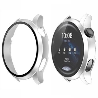Matt PC Smartwatch-ramme-etui med hærdet glas-skærmbeskytter til Huawei Watch 3 Pro