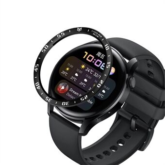 Time Scale Design Rustfrit Steel Ur Bezel Decor Ring til Huawei Watch 3