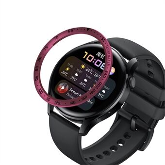 Speed Scale Design Rustfrit Steel Ur Bezel Beskyttende Ring Cover til Huawei Watch 3
