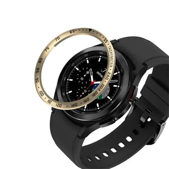 Speed Scale Design Rustfrit Steel Beskyttende Ur Bezel Ring Cover til Samsung Galaxy Watch4 Classic 46mm