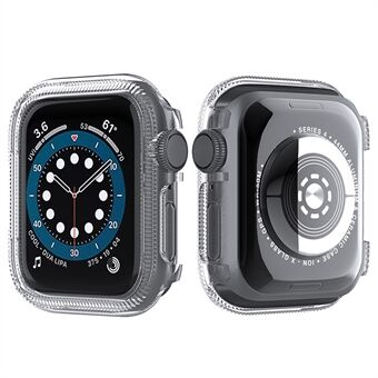 Smart Watch Clear Case Stødsikker PC-beskyttende dækselramme til Apple Watch Series 6/5/4/SE 44 mm