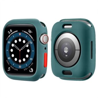 Candy Color Button Covered Blød TPU beskyttende urkasse til Apple Watch Series 7 41mm