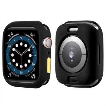 Candy Color Soft TPU Smart Watch Beskyttelsesetui Shell med lukket knapcover til Apple Watch Series 7 45 mm