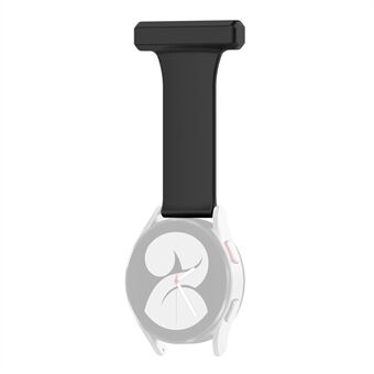 For Samsung Galaxy Watch4 40mm/44mm/Watch4 Classic 42mm/46mm Pin Style 20mm Doctor Nurse Watch Silicone Strap Hanging Buckle