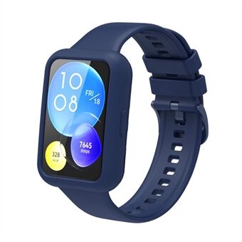 Til Huawei Watch Fit 2 Smart Watch Silikone Case Anti-ridse beskyttende ramme