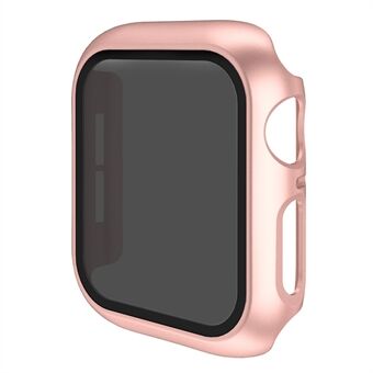 Til Apple Watch Series 4 / 5 / 6 / SE / SE (2022) 44 mm Integreret hårdt PC-cover Cover Smart Watch Case Protector med Anti-Spy hærdet glas skærmfilm