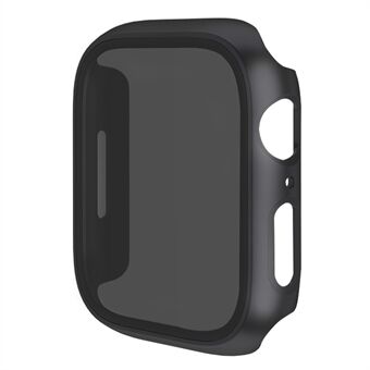 Til Apple Watch Series 7/8 45 mm Anti-Drop Case Integrer Hard PC Case Cover med Anti-Peep hærdet glas skærmbeskytter
