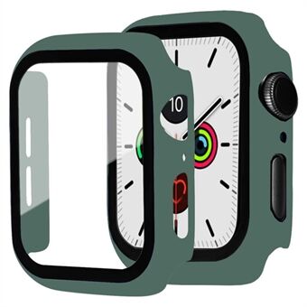 Stel pc + hærdet glas beskytter urkasse til Apple Watch Series 3/2/1 38mm