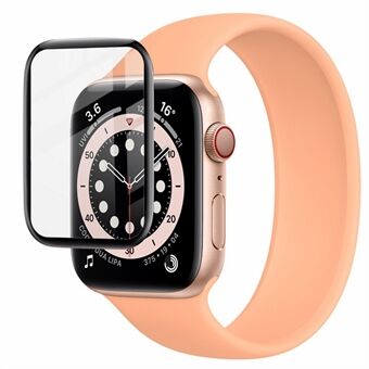 IMAK Black-Edge Organic Glass Watch Screen Protector Ridsefast film til Apple Watch SE 44mm/Serie 6 44mm