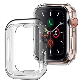 Fuld beskyttelse Gennemsigtig TPU Beskyttende Urkasse Cover til Apple Watch Series 7 41mm