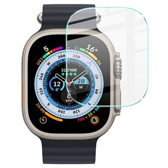 IMAK H Series til Apple Watch Ultra 49 mm Anti-ridse Watch Screen Protector HD Klart hærdet glasfilm
