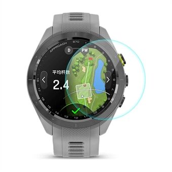 ENKAY HAT Prince Til Garmin Approach S70 Watch Skærmbeskytter HD 0,2 mm høj aluminium-silicium glas 9H film