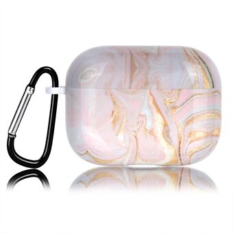 Water Transfer Printing Marble Pattern PC Case for Apple AirPods Pro