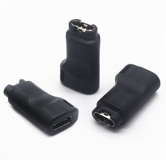 USB Type-C til 4 Pin Smart Watch Opladningskonverteradapter til Garmin Fenix 5/5X/5S/6/6X Pro Solar