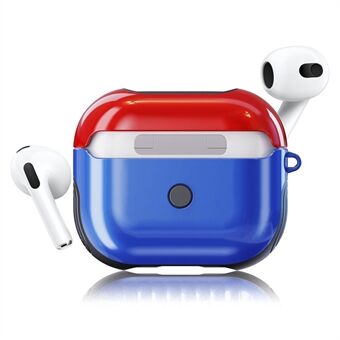Blank gummibelagt pc + TPU øretelefon Opladningsboks Beskyttelsesetui Anti-drop støvtæt cover til Apple AirPods 3