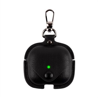 PU læder Bluetooth øretelefon taske til Apple AirPods 3 med karabinhage indikator lys hul position