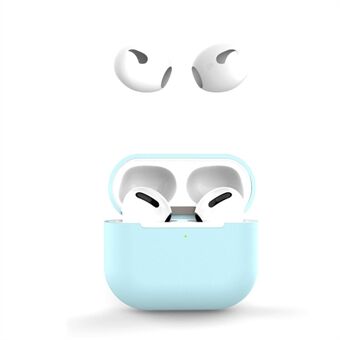 Til Apple AirPods 3 bærbart beskyttelsescover Ørepropper Blød silikonebeskytter med ørehætter