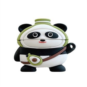 Til Apple AirPods Pro Anti-fald beskyttende etui Cute Cartoon Panda Blødt silikone Bluetooth-øretelefoncover
