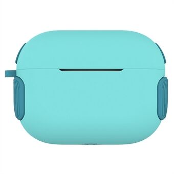 For AirPods Pro 2-in-1 Design Frosted PC+TPU Bluetooth Earphone Drop-proof Cover Protective Sleeve