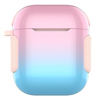 For AirPods with Wireless Charging Case (2019) / AirPods with Charging Case (2019) / (2016) Gradient Color 2-in-1 Design Drop-proof Cover PC+TPU Protective Case