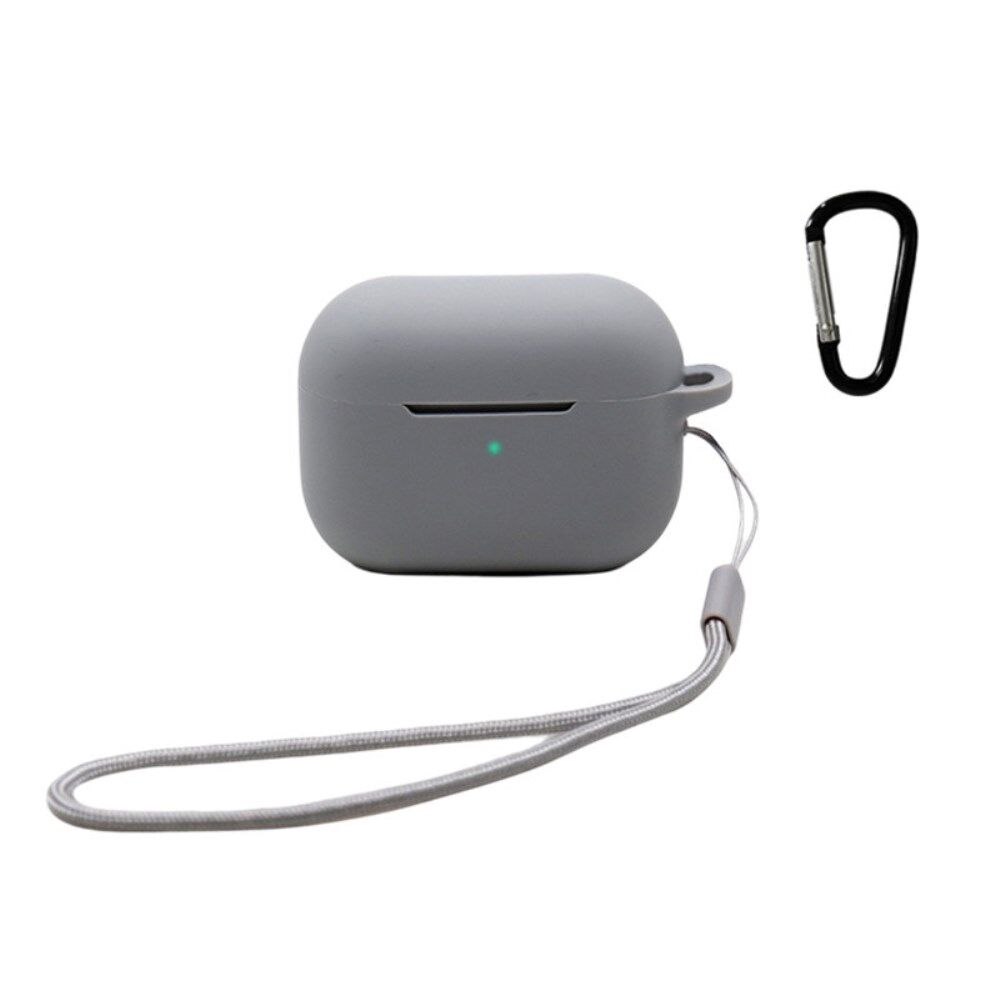 Modsigelse Poleret Latter Til Apple AirPods Pro 2-øretelefoner Silikone-etui Bluetooth-øretelefon  Opladningsboks Anti-drop cover med håndstrop og karabinhage