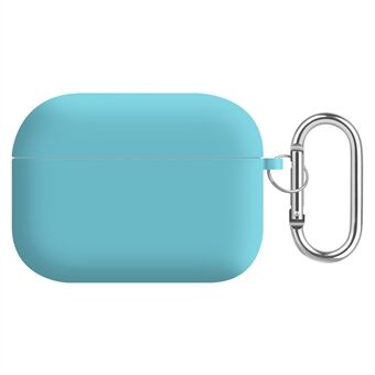 Øretelefonetui til Apple AirPods Pro , stødsikkert silikone+PC-foring beskyttende cover med nøglering