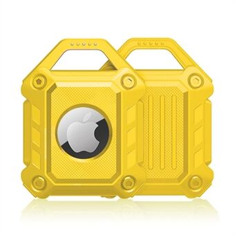 TPU rustning beskyttende etui shell ærme til Apple AirTag med nøglering TPU stødsikker betræk