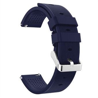 20mm Forehead Wrinkles Texture Soft Silicone Watch Band for Samsung Galaxy Gear Sport