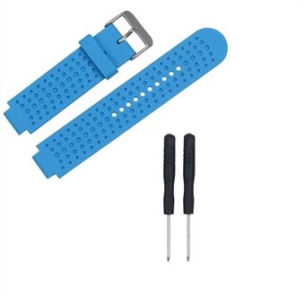 Herre fleksibelt silikone ur sportsrembånd med installationsværktøj til Garmin Forerunner 25